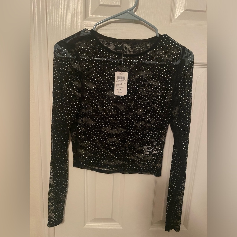 Windsor Floral Lace Crop Top